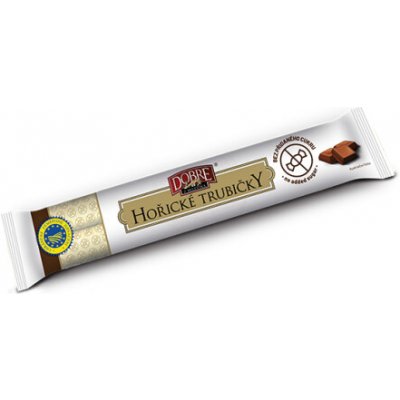Pravé hořické trubičky s.r.o. Hořické Trubičky čokoládové bez cukru 38 g – Zboží Dáma