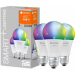 Ledvance Smart+ WIFI Sada LED světelných zdrojů, 14 W, 1521 lm, RGB, teplá–studená bílá, E27, 3 ks – Zboží Živě