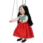 Mašek umělecká výroba Loutka dřevěná Tanečnice 20 cm – Zboží Dáma