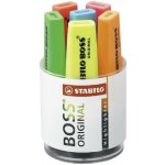 Stabilo Boss Original 7006 6 ks box žlutá zelená oranžová červená růžová modrá – Hledejceny.cz
