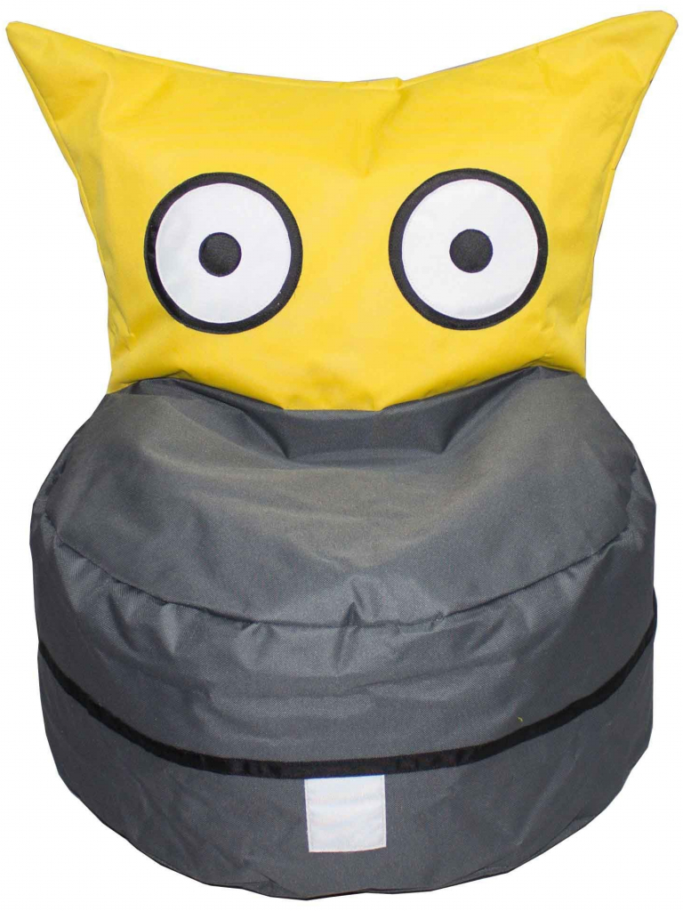 CrazyShop TROLIK žluto-tmavě šedá