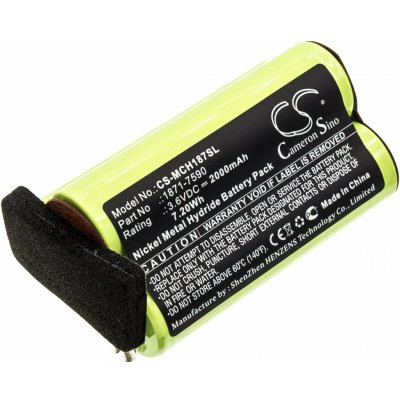 Baterie pro Moser ChromStyle, Wella Academy, Super Cordless, 2000mAh, Ni-MH, 3.6V, 1871-7590, HQ – Zboží Živě