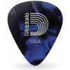 Trsátko D'Addario Blue Pearl Celluloid Guitar Picks, 25 pack, Heavy