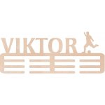 ČistéDřevo Dřevěný věšák na medaile fotbal Zvolte Muž – Hledejceny.cz