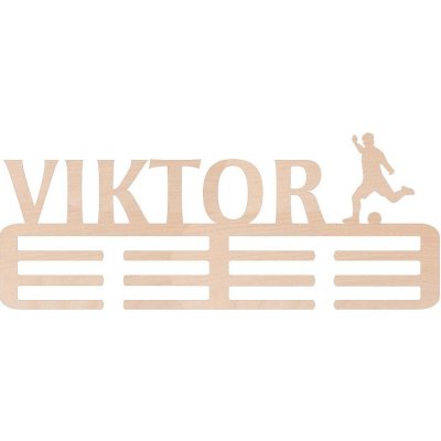 ČistéDřevo Dřevěný věšák na medaile fotbal Zvolte Muž – Hledejceny.cz