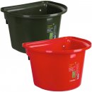 Závěsný kbelík na krmivo červený