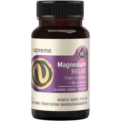Nupreme Magnesium RELAX 60 kapslí – Hledejceny.cz