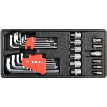 Vložka do zásuvky - imbus 2-12 mm , torx T10-T50, 1/2" E10-E20, adaptéry M5- M12