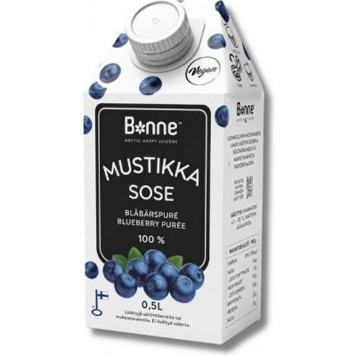 Bonne Ovocné pyré 100% Borůvky 0,5 l – Zboží Dáma