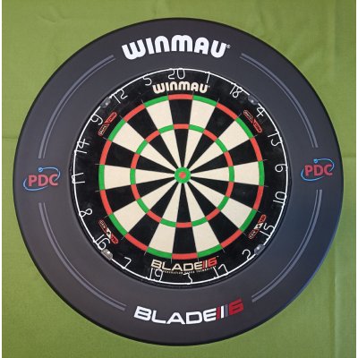 Winmau set DOUBLE - terč Blade 6 Dual Core + okruží Black PDC – Zboží Mobilmania