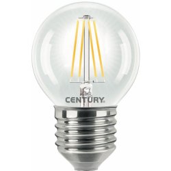 Century LED FILAMENT MINI GLOBE ČIRÁ 4W E27 4000K 470Lm 360d 45x72mm IP20 CEN INH1G-042740 Teplá bílá Čirá
