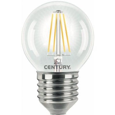 Century LED FILAMENT MINI GLOBE ČIRÁ 4W E27 4000K 470Lm 360d 45x72mm IP20 CEN INH1G-042740 Teplá bílá Čirá – Zboží Živě