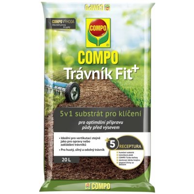 Compo Fit+ substrát na klíčení trávníků 5v1 20 l – Hledejceny.cz