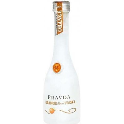 Vodka Pravda Orange 37,5% 0,05 l (holá láhev) – Hledejceny.cz