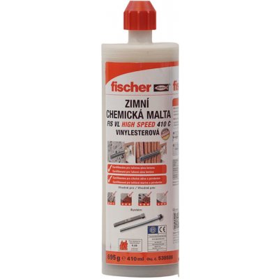 Chemická malta fischer FIS VL 410 C HIGH SPEED do -15° C +1ks směšovač – Sleviste.cz