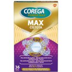 Corega Power Max Max Čistota čisticí tablety 36 ks – Hledejceny.cz
