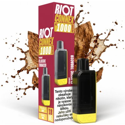 RIOT Connex 1000 Classic Tobacco 18 mg – Hledejceny.cz