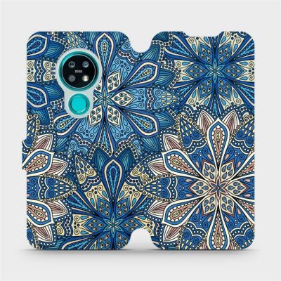 Mobiwear - Nokia 7.2 - V108P Modré mandala květy – Zboží Živě