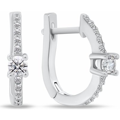 Brilio Silver náušnice EA772W – Zboží Mobilmania