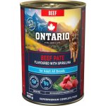 Ontario Adult hovězí pate s příchutí spiruliny 400 g – Hledejceny.cz