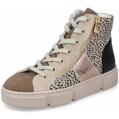 Rieker dámská kotníková obuv N5931-62 béžová – Zboží Dáma