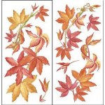Crearreda Samolepicí dekorace WA S Virginia Crep. 59154 Podzimní listy psího vína 2 archy 15x31 cm – Hledejceny.cz