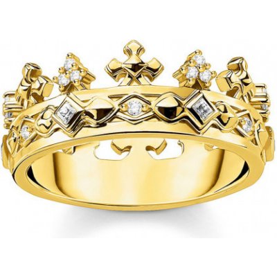 Thomas Sabo prsten Crown gold TR2302 414 14 – Zboží Mobilmania