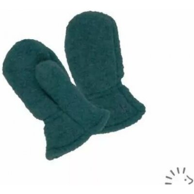 Merino-fleece rukavičky Iobio smaragdově zelené – Zboží Dáma