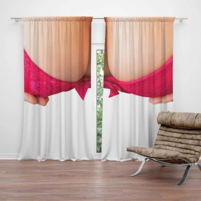 Sablio Závěs Ňadra: 2ks 140x250cm – Hledejceny.cz