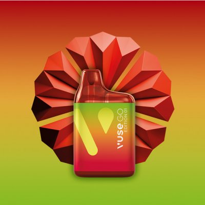 VUSE GO Edition 01 Strawberry Kiwi 20 mg 800 potáhnutí 1 ks – Zboží Dáma