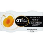 ATI Fruit Exclusive Broskvový kompot 2 x 120 g – Hledejceny.cz