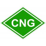 Samolepka - CNG Samolepka - CNG, rozměr 110 x 80 mm, tl. 0.1 mm, Kód: 25456 – HobbyKompas.cz