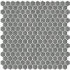 Hisbalit mozaika šedá, stříbrná 720 HEXAGON 2,3x2,6 (33,3x33,3) cm 1m²