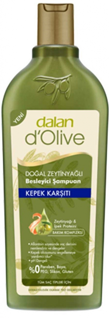 Dalan d Olive Anti Dandruff s olivovým olejem šampon na vlasy proti lupům 400 ml