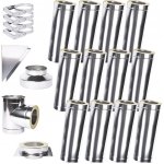 Solid izolovaný komín Slim Plus 1,0 180mm 12m – Zboží Dáma