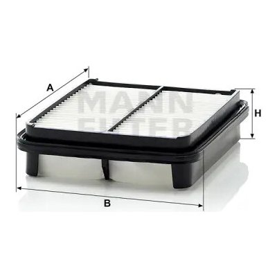 MANN FILTER Vzduchový filtr C 2337 – Hledejceny.cz