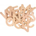 Bigjigs Toys Dřevěná abeceda velká písmena – Zboží Dáma