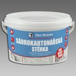 Den Braven - Sádrokartonářská stěrka, kbelík 5 kg, bílá – Zboží Mobilmania