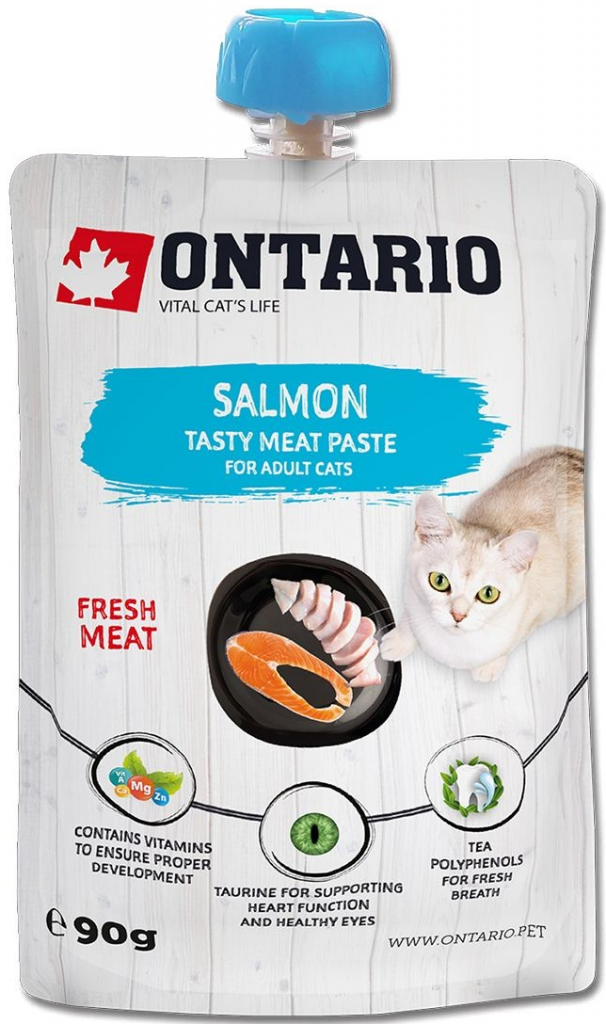 Ontario Cat salmon tasty meat paste 90 g