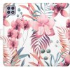 Pouzdro a kryt na mobilní telefon Samsung iSaprio Pink Flowers 02 Samsung Galaxy A22 5G