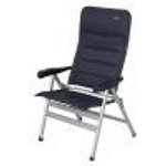 611/918 Kempingová skládací židle Crespo XXL DELUXE anthrazit do 200kg – Zboží Dáma