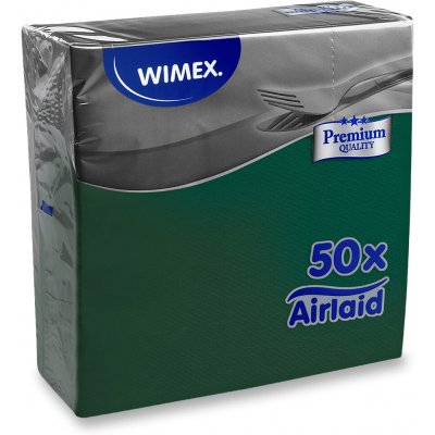 Wimex Premium papírové ubrousky 40x40 cm 50 ks zelené – Hledejceny.cz