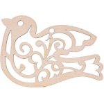 ČistéDřevo Dřevěná vánoční ozdoba ptáček – Sleviste.cz