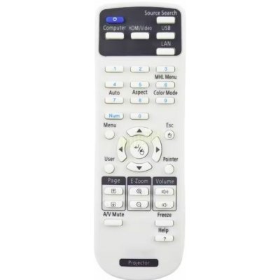 Dálkový ovladač Eclipsera Epson W03 X03 W15 X17 X18CH-TW5210 CB-FH06 CB-E10 CB-E01 – Zboží Živě