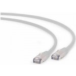Gembird PP6A-LSZHCU-0.5M patch, RJ45, cat. 6A, SFTP, LSZH, 0.5m, šedý – Zboží Živě