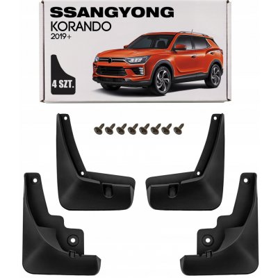 SSANGYONG KORANDO IV 2019- Zástěrky proti blátu, DEDIKOVANÉ / Určené | Zboží Auto