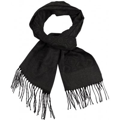 Quentino pánská šála s jemným vzorem a třásněmi PSL10 – Sleviste.cz