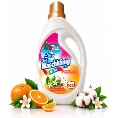 Der Waschkönig Color Orangen & Baumwolle 3 l 100 PD – Hledejceny.cz