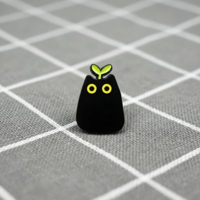 Pinarna Černá kočička se zelenou rostlinkou – Zboží Dáma