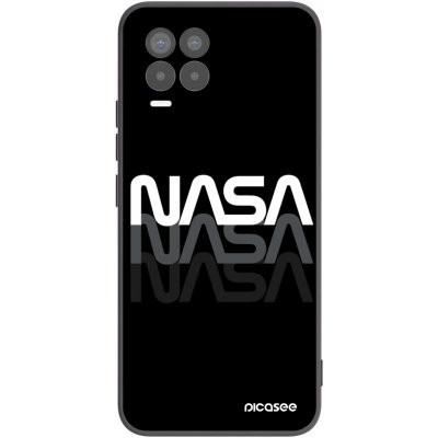 Pouzdro Picasee silikonové Realme 8 Pro - NASA Triple černé – Zboží Živě